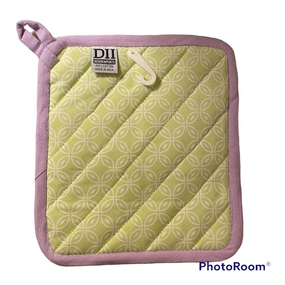 Spring Motif Cotton Pot Holders - Picture 2 of 2